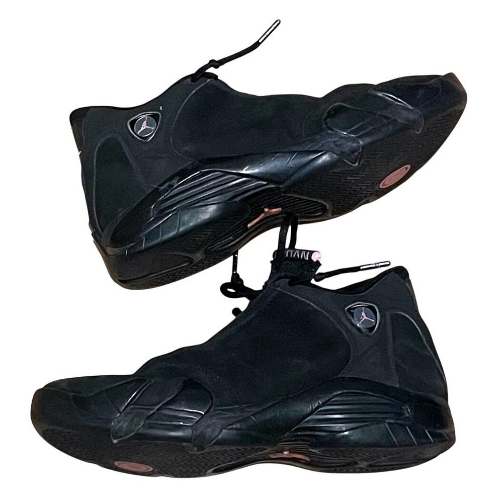 Vintage 2005 Rare Nike Air Jordan 14 Retro Black "Real Pink" Sz US 8.5 Womens